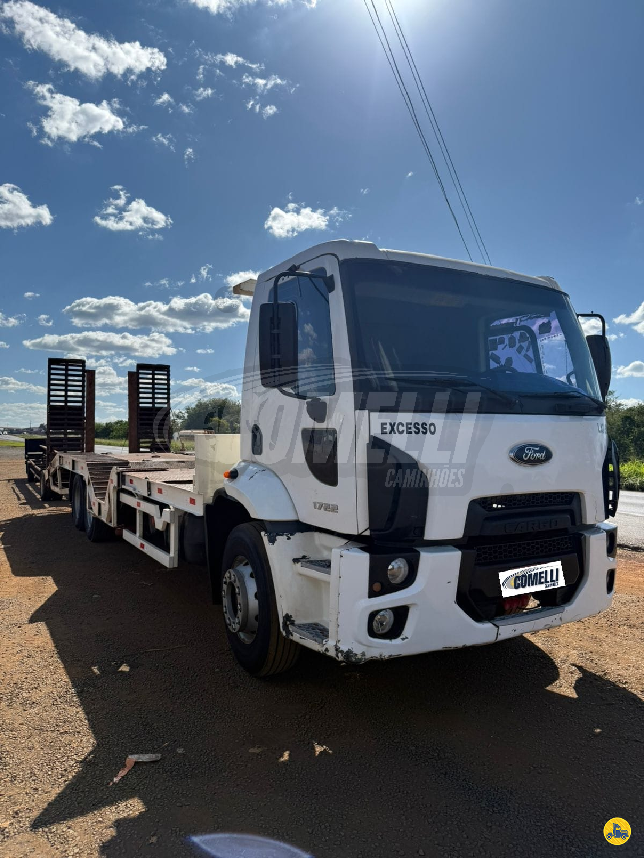 CAMINHAO FORD CARGO 1722 Plataforma Truck 6x2 Comelli Caminhões RIO VERDE GOIAS GO